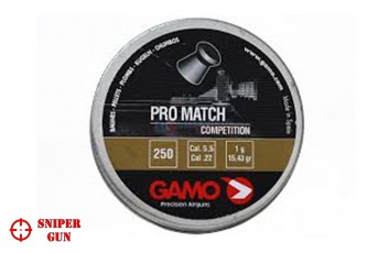 Пуля пневм. "Gamo Pro-Match", кал. 4,5 мм. (250 шт.)